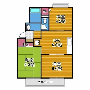 フレール【2階】の間取り