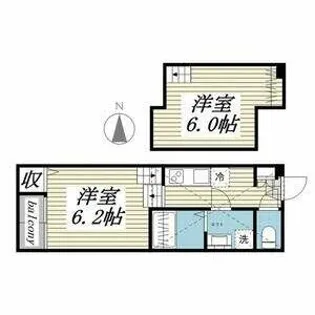 LUNA FORZA新守山【1階】の間取り