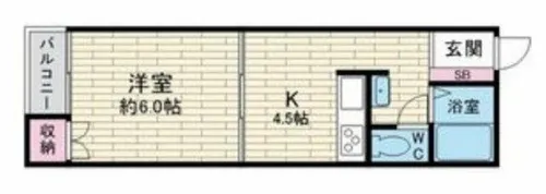 プレアール都島Ⅱ【2階】の間取り