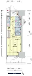 プレサンス新栄リベラ【604号室】の間取り