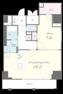セイワパレス丸の内駅前【13階】の間取り
