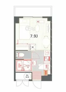 ライベストコート南福岡II【103号室】の間取り
