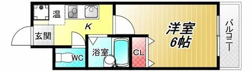 SEPTILE佐堂【2階】の間取り