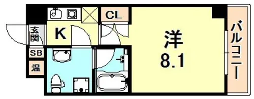 FORYOU神戸・灘【4階】の間取り