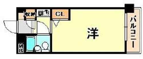 サンシャイン三宮【3階】の間取り