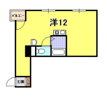 ノベラ御幸通【3階】の間取り