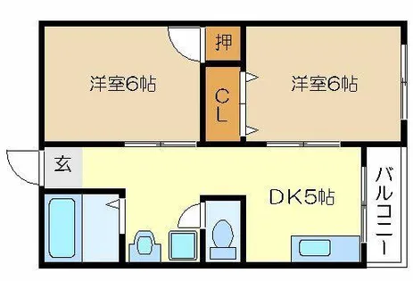 イーマハウスウメダ【4階】の間取り
