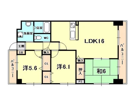 リフレ21【3階】の間取り