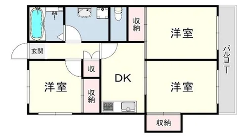 メゾン日宏【1階】の間取り