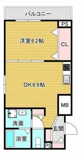 グランメゾン大美野【2階】の間取り