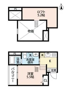 Kレジデンス名駅【2階】の間取り