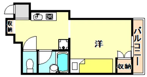 六甲ガーデンホームズ【2階】の間取り