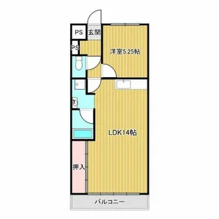 スガビルマンション【5-C号室】の間取り