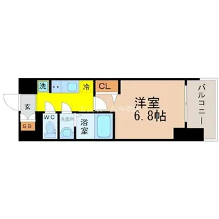 ファステートNAGOYA今池バレンシア【10階】の間取り