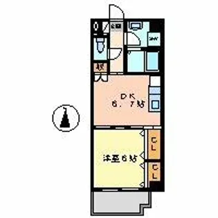 センチュリーパーク新川1番館【11階】の間取り