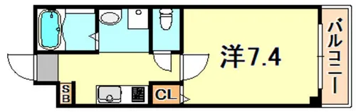 パラッツオ春日野【3階】の間取り