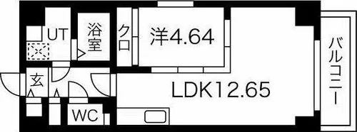 GRANDUKE松原cuore【5階】の間取り