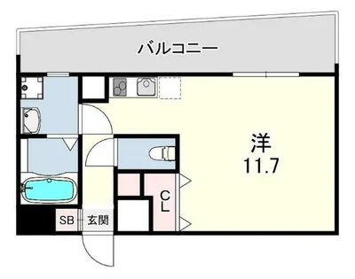 WILLDO三宮イースト【8階】の間取り
