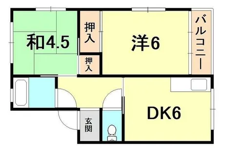 川崎マンション【3階】の間取り
