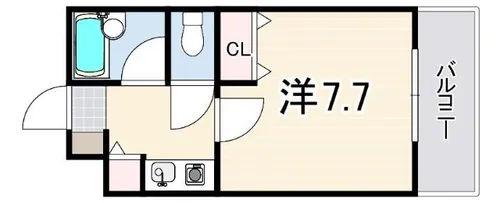 シェレナ六甲【1階】の間取り