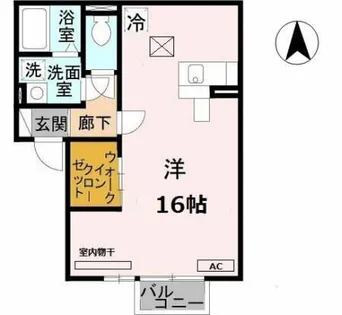 シャルマン【1階】の間取り