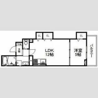 カーサ・フェリーチェ丸太町【2階】の間取り