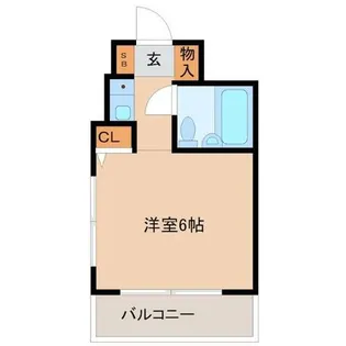 猪名寺パークマンション1【5階】の間取り