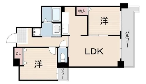 マンションエルミナール【2階】の間取り