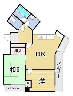 武庫之荘ジェメッリ【2階】の間取り