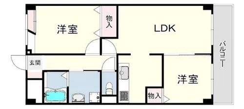 マンションエルミナール【4階】の間取り