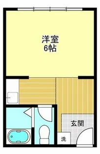 大開通りアパート【201号室】の間取り