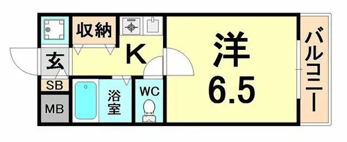 TYマンション【3階】の間取り