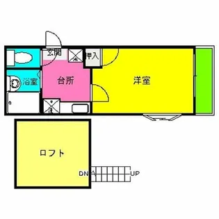 トレス博多弐番館【2階】の間取り