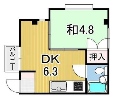 ジョンメゾン山田2【2階】の間取り