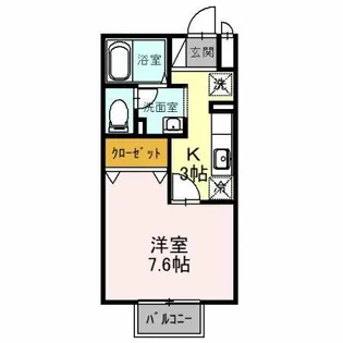 ルース・デ・エスペランサ【2階】の間取り