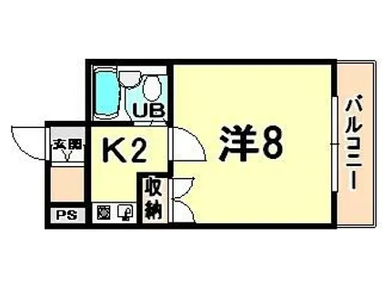 アミティ塚口【6階】の間取り