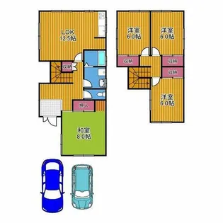 大阪府富田林市大字嬉【一戸建】の間取り