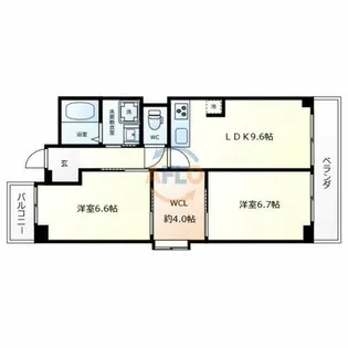 ニューラージあびこ【4階】の間取り