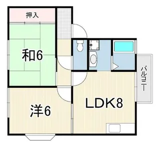 ルポゼ武庫之荘1【2階】の間取り