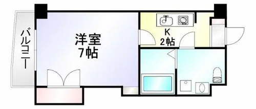 メゾンブリアント【203号室】の間取り