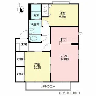 プランタン・蔵【2階】の間取り