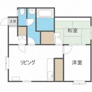 ノースシティⅡ【101号室】の間取り