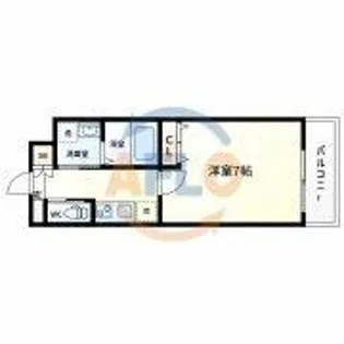 クローバー・グランデ長居公園【3階】の間取り