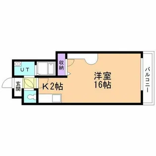 クレステージ北32条【303号室】の間取り