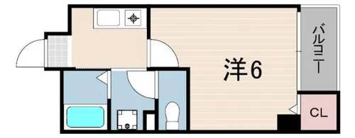 シロハイヌ尼崎2【8階】の間取り