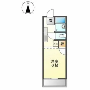 アネックスB【201号室】の間取り