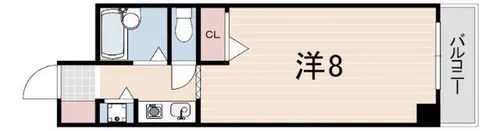タケダビル95【6階】の間取り