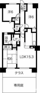 ディアステージ正雀ウェルブライト【1階】の間取り