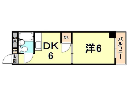 三甲イエム【4階】の間取り