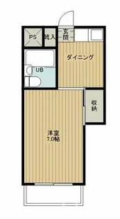 第33マンション【1階】の間取り